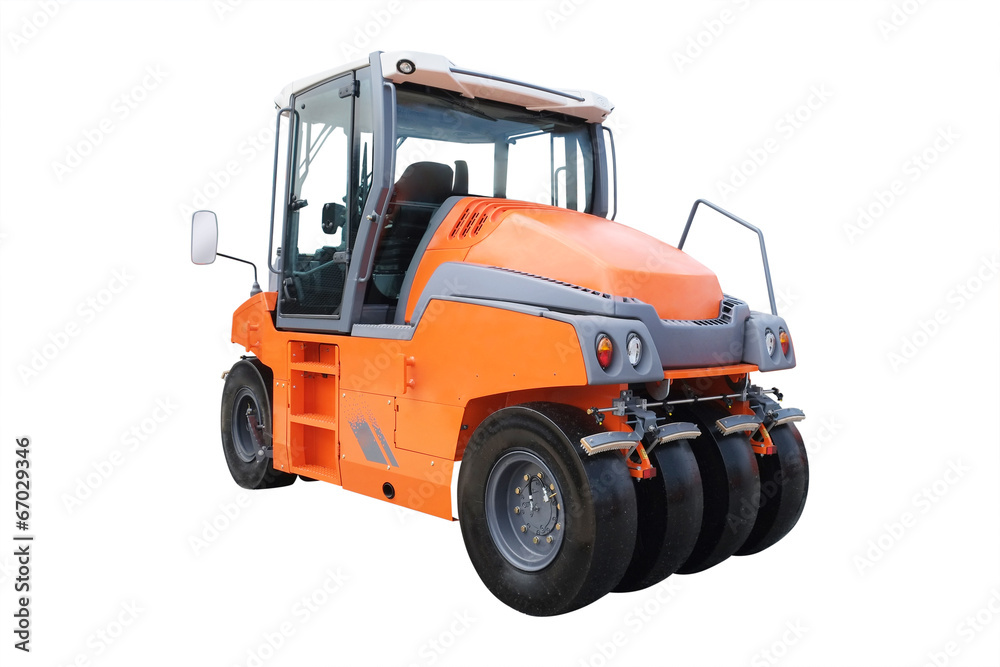 The image of road roller The image of road roller
