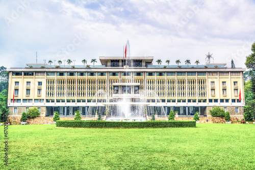 Independence Palace in Ho Chi Minh City, Vietnam.