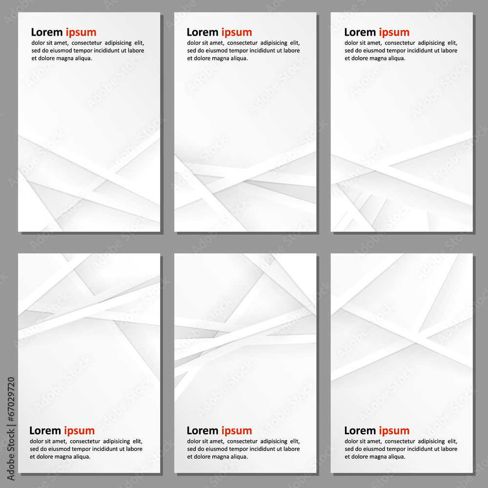 Set of business cards Set of business cards