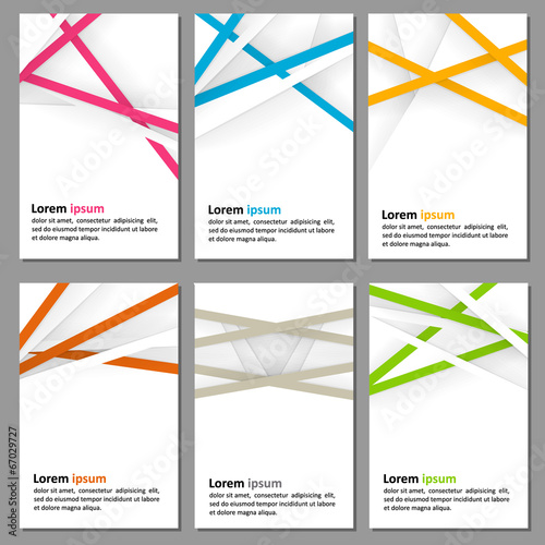 Business cards - paper and shadows