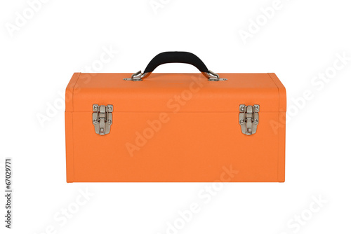 orange tool box