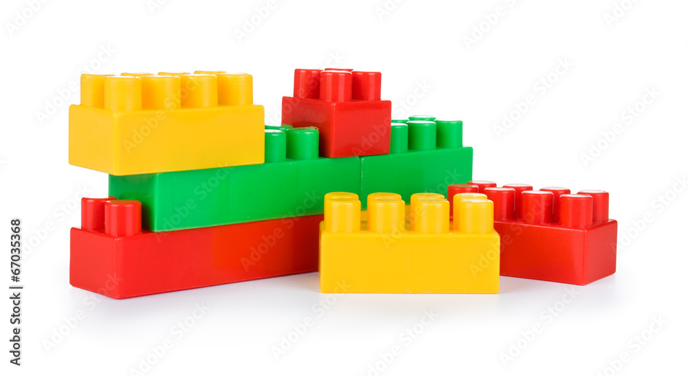 Plastic building blocks Plastic building blocks