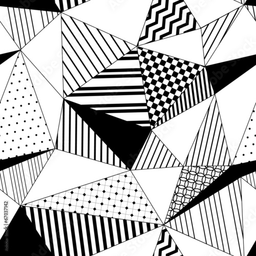 Geometric striped triangles...
