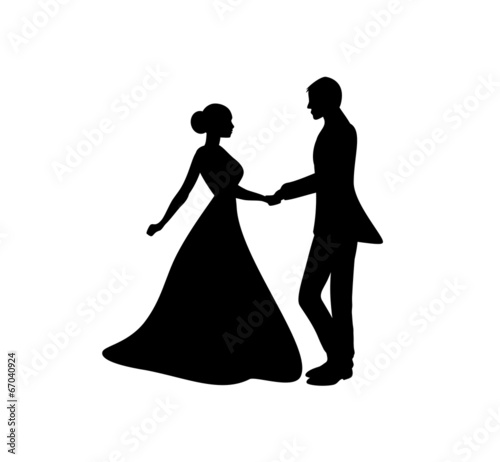 Wedding pair dancing