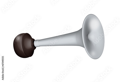 Klaxon avertisseur illustration 3D