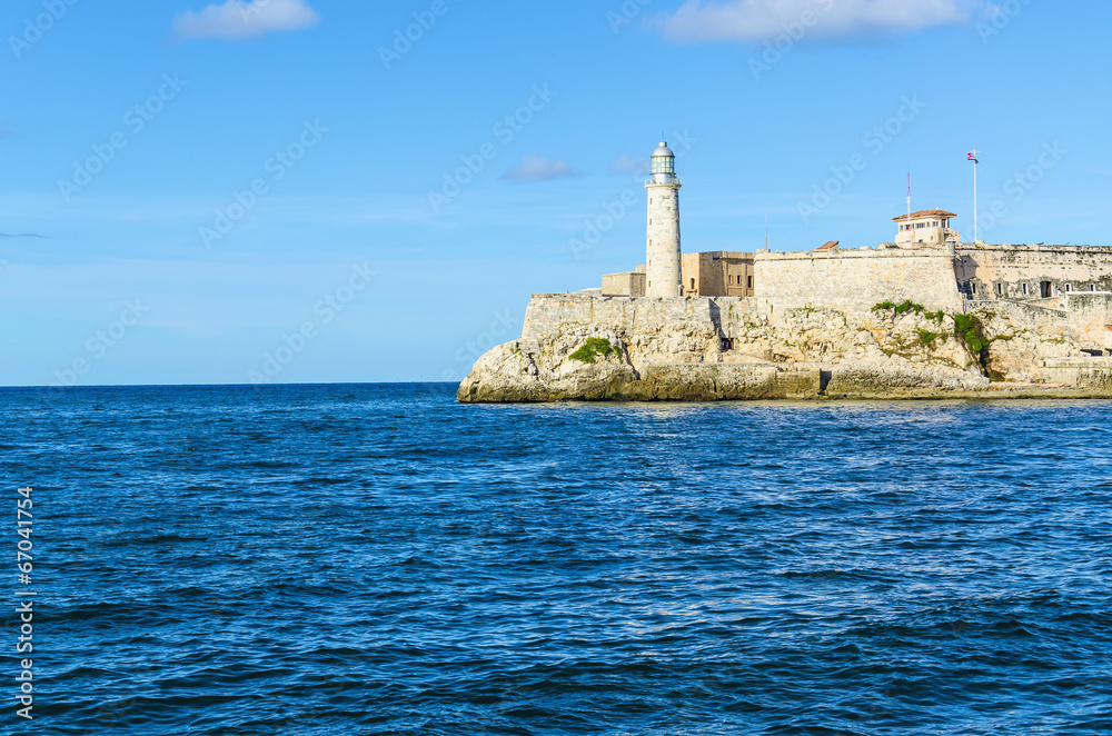 The castle of El Morro, a symbol of Havana