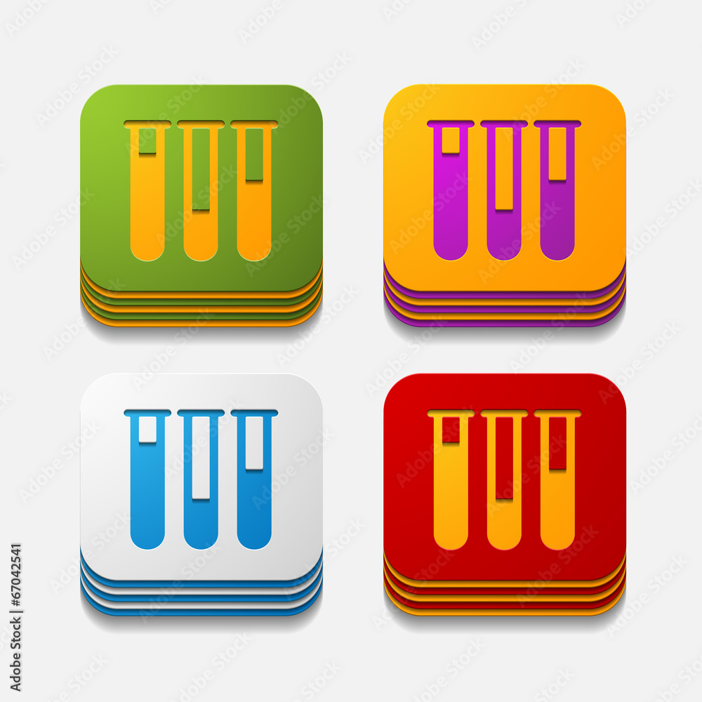 square button: tube square button: tube