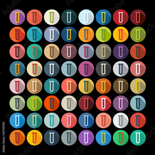 Flat design: tube