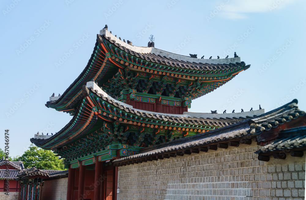 The main gate of Changgyeonggung palace, South Korea The main gate of Changgyeonggung palace, South Korea