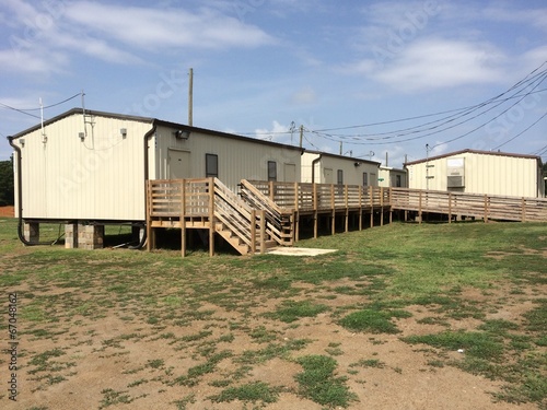School mobile classroom trailer