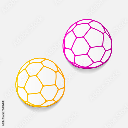 realistic design element: ball