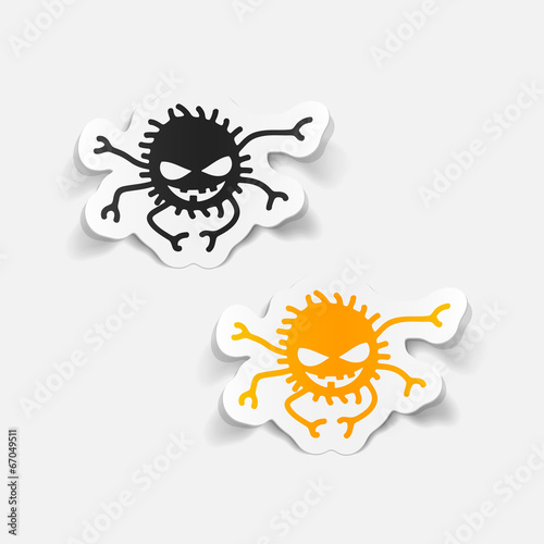 realistic design element: spider