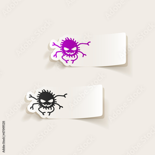 realistic design element: spider