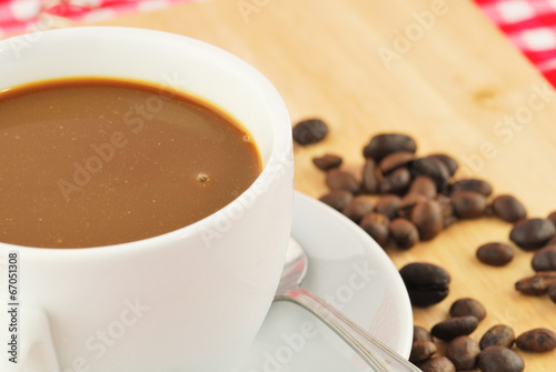 Fototapeta Naklejka Na Ścianę i Meble -  Coffee beans and coffee mug