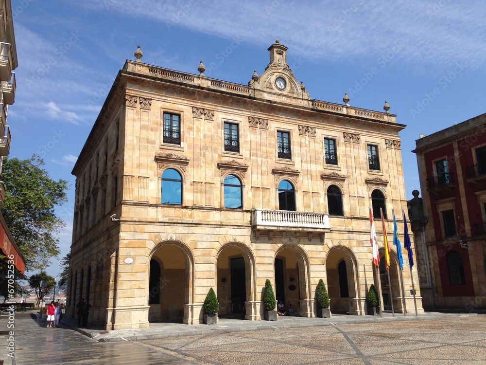 Ayuntamiento de Gijon.