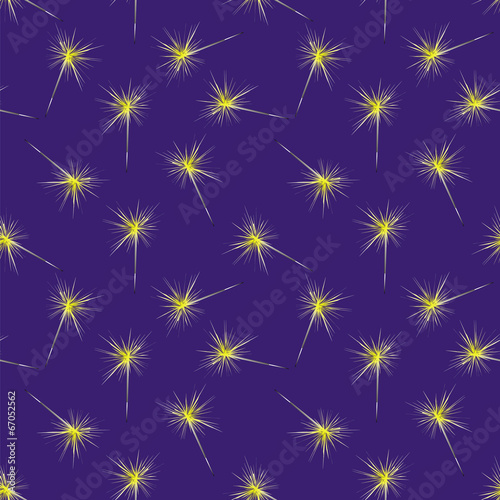Seamless pattern with christmas sparklers