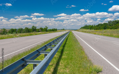 New highway near Dnepropetrovsk city, Ukraine