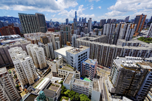 Hong Kong Downtown city