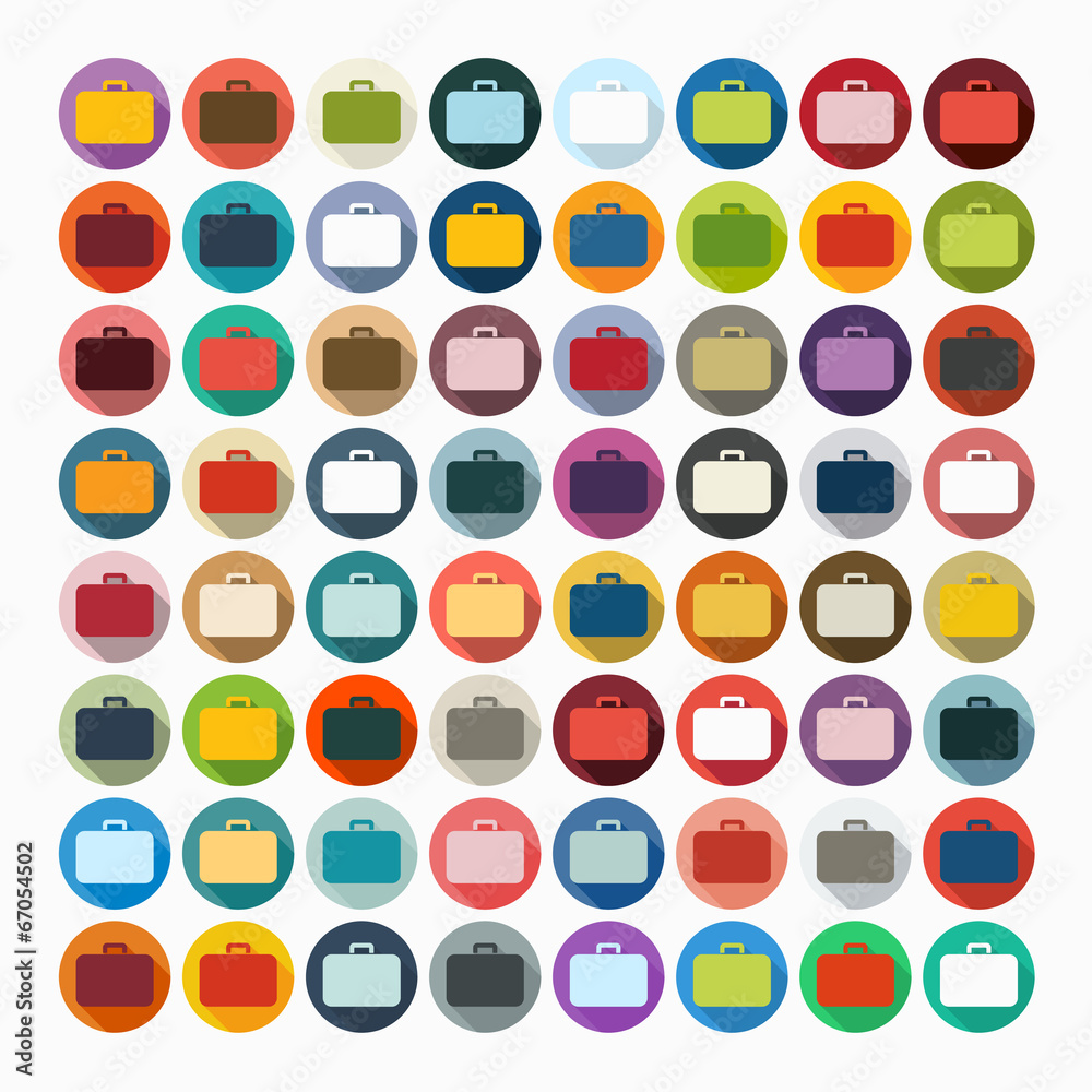 Flat design: portfolio Flat design: portfolio