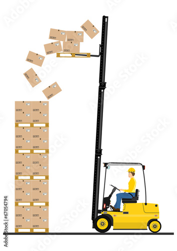 Fork lift truck