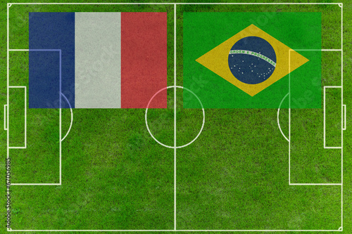 Frankreich vs Brasilien