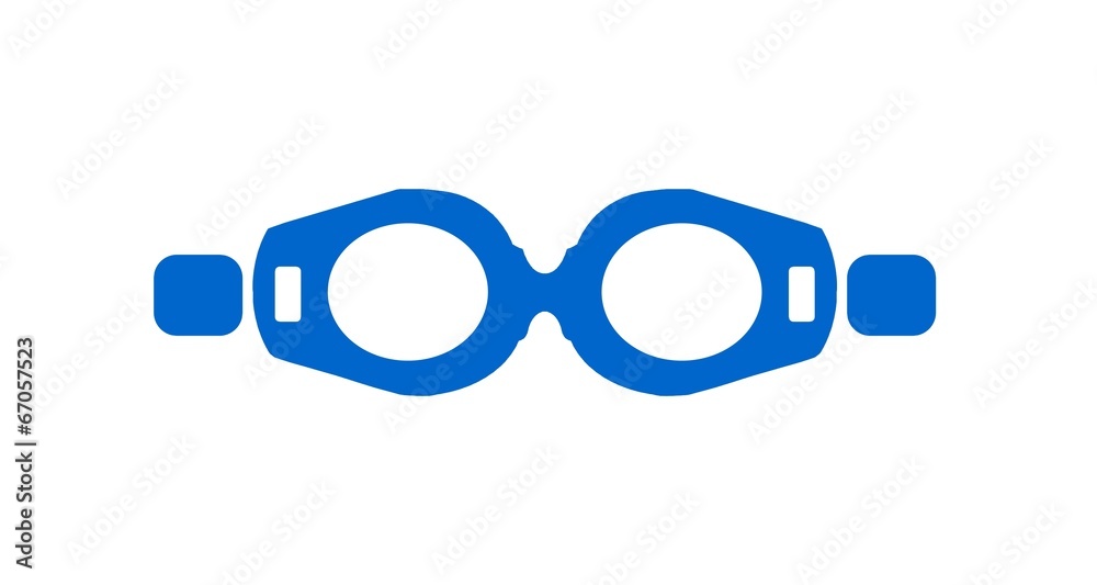 Lunettes de natation bleu Lunettes de natation bleu