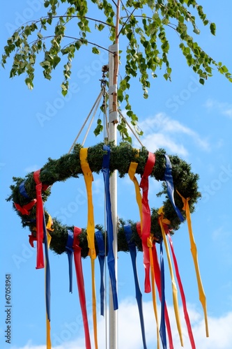Traditioneller festlicher Kranz
