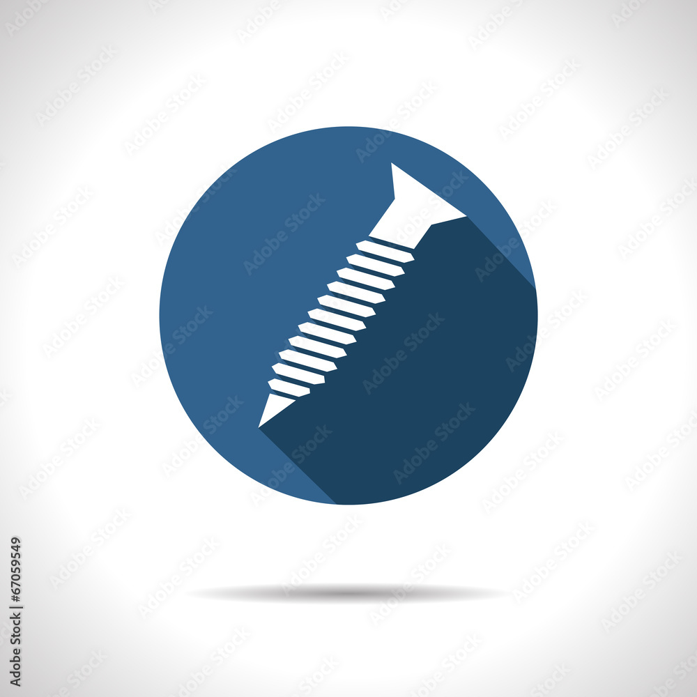 Vector screw icon. Eps10 Vector screw icon. Eps10