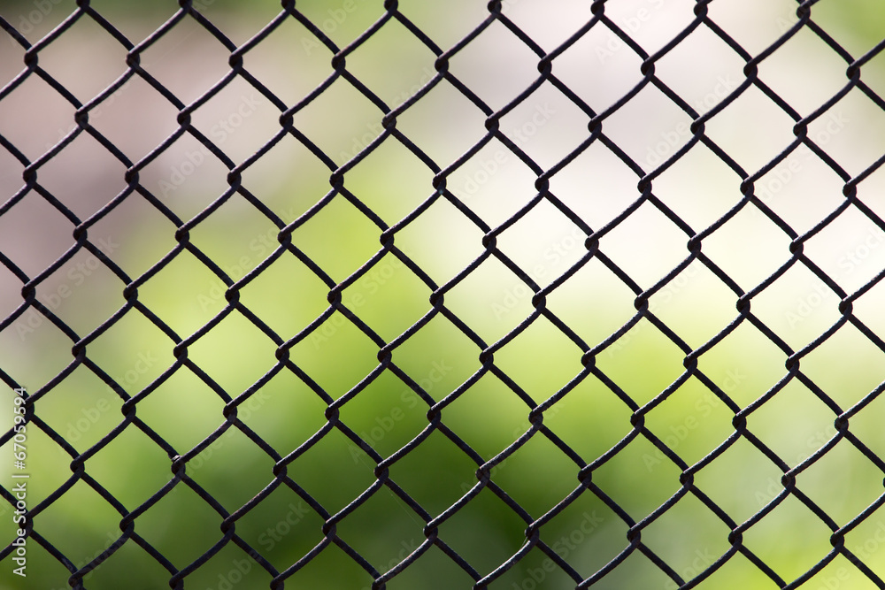 iron hain fence with background iron hain fence with background