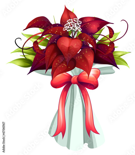 A boquet of plants