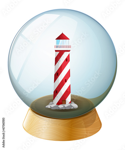 A tower inside the crystal ball