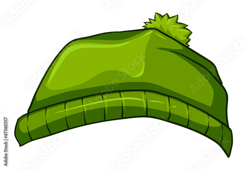 A green bonnet