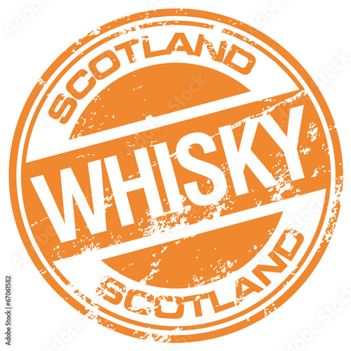 scotch whisky rubber stamp