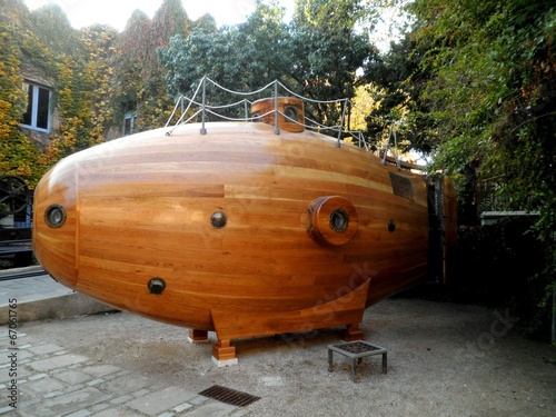 Wooden Submarine Barcelona