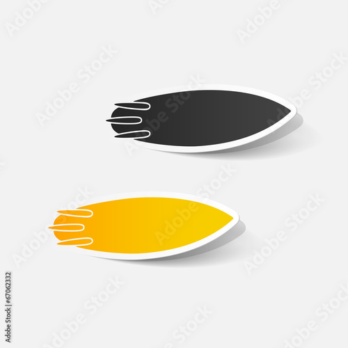 realistic design element: surfing