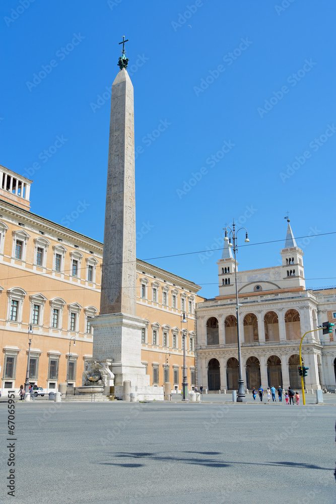 Egyptian Obelisk Piazza San Giovanni, Rome Italy