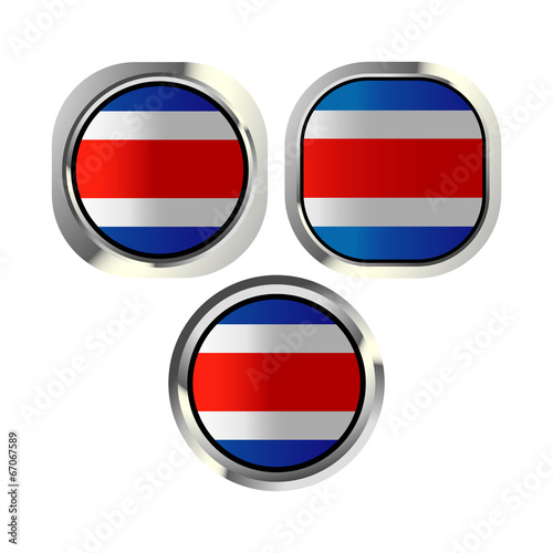 Costarica flag button
