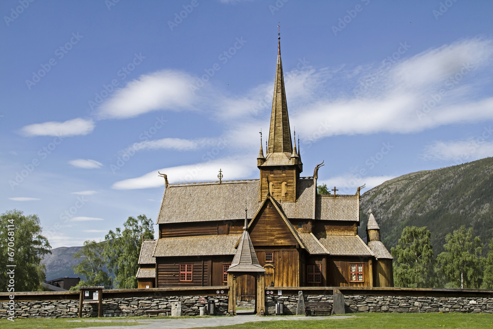 Stabkirche Lom Stabkirche Lom