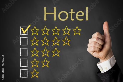 thumbs up hotel rating stars