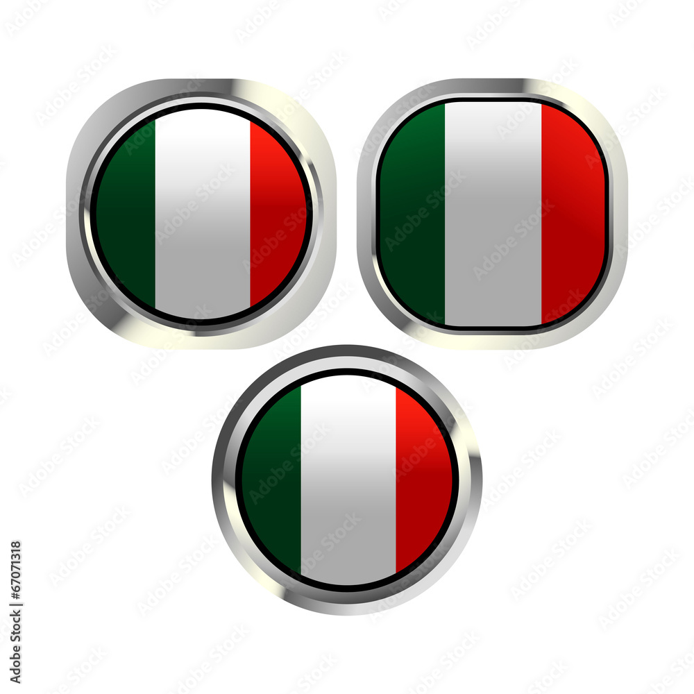 Italy flag button Italy flag button