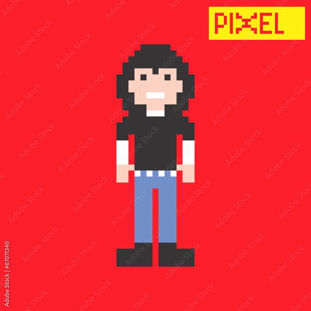 pixel character pixel character