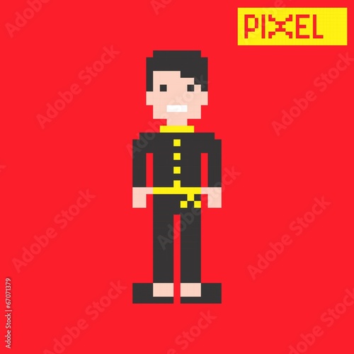 pixel character