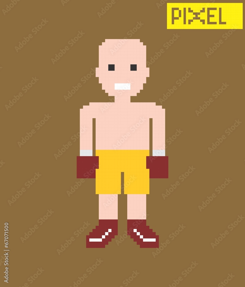 pixel character