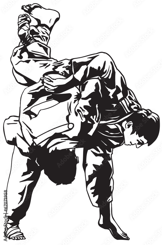 Fototapeta premium Judo fight
