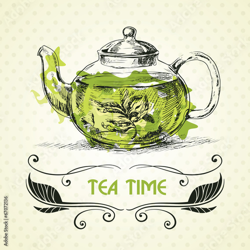 teapot green tea