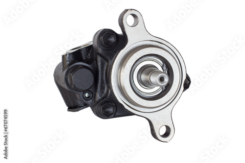 power steering pump on a white background