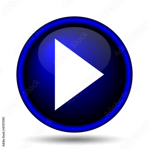 Free Download Play sign icon - GFXLoad