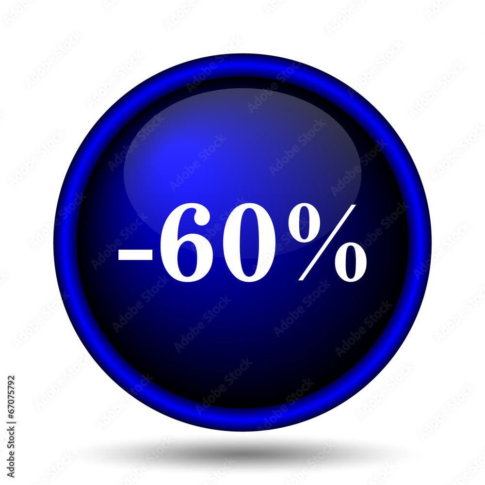 60 percent discount icon 60 percent discount icon
