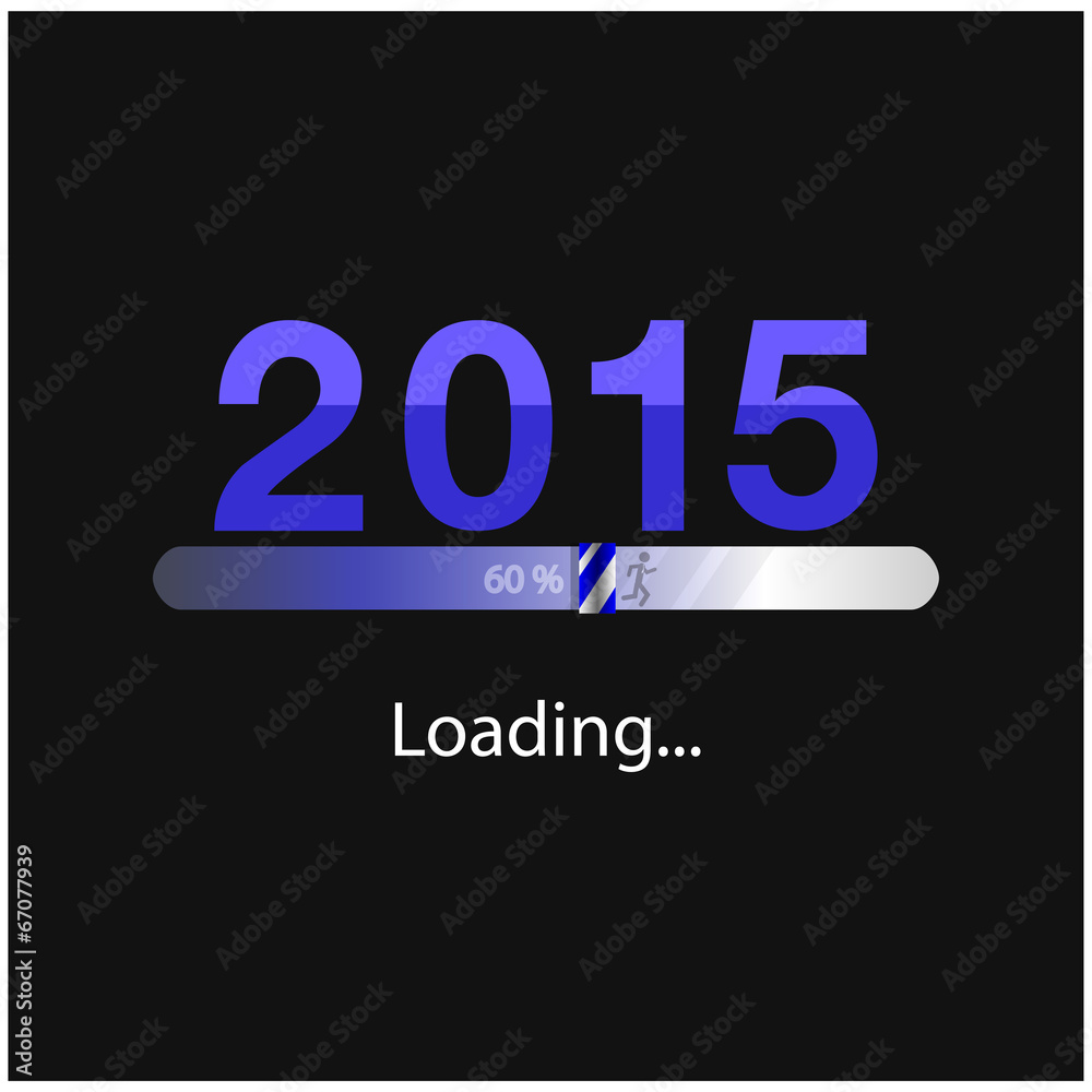 New year 2015 loading background,happy new year template