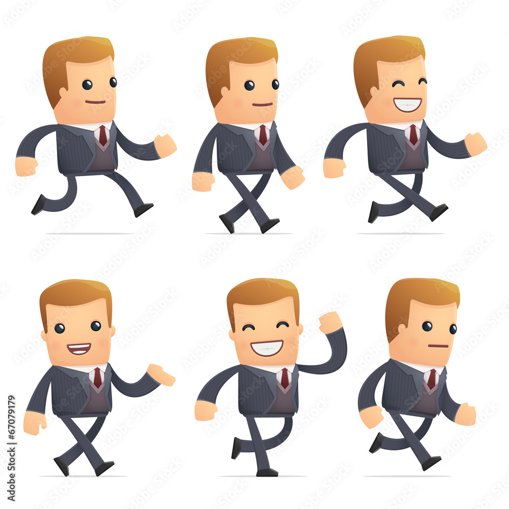 set of advisor character in different poses set of advisor character in different poses
